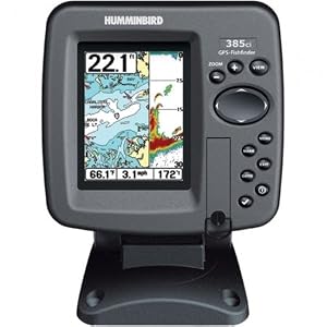 Humminbird 385ci 3.5-Inch Waterproof Marine GPS and Chartplotter with Sounder by