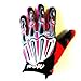 WOW Motocross Motorcycle BMX MX ATV Dirt Bike Skeleton Racing Gloves Pink