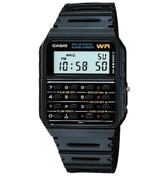 Casio #CA53W-1 Men's Classic Chronograph Alarm Calculator Watch