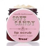 Treat Soft Candy Vanilla Buttercream Lip Scrub with Organic Sugar