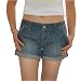 Womens American Eagle Outfitters cuffed denim shorty shorts. Classic denim shorts that combines casual, cool and comfort.