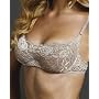 Newport News Shape fx Metallic lace bra