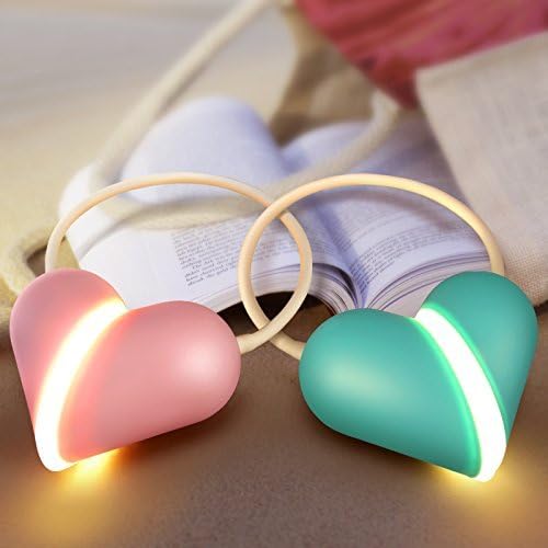 Reading Light，Hison Rechargeable Dimmable Table Lamp Eye Care Book Light Flexible Gooseneck Lamps with 3 Adjustable Brightness for Teens Girls Boys Kids Bed Room (Green)
