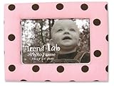 Trend Lab Dot Fabric Covered Photo Frame, Maya