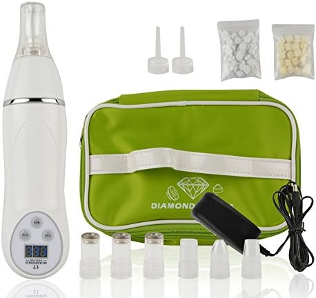 NeBeauty Personal Diamond Microdermabrasion Machine. Exfoliates and Resurfaces the Skin and Utilizes Pore Vacuum Extraction to Promote Skin Health &amp; Facial Renewal