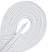 OrthoStep Round Athletic White 45 inch Shoelaces 2 Pair Pack