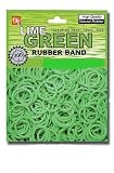 color rubber band LIME GREEN pony tail holder braid hair holder