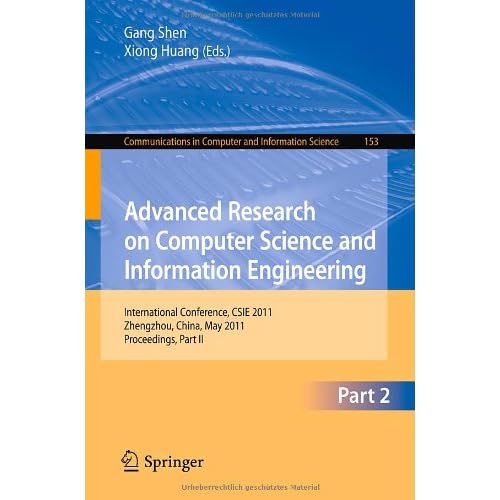 Advanced Research on Computer Science and Information Engineering