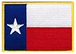 Texas State Flag Embroidered Patch Iron-On TX Lone Star Emblem