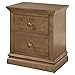 Westwood Design Pine Ridge/Stone Harbor 2 Drawer Nightstand, Cashew