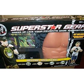 WWE JAKKS JOHN CENA KIDS COSTUME OUTFIT WITH DOGTAGS-FOAM CHEST-WRIST BAND-HEAD BAND