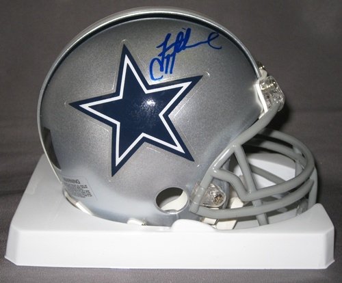 Troy Aikman Dallas Cowboys NFL Autographed/Hand Signed Mini Football Helmet