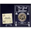 New York Yankees 24Kt Gold Coin In Archival Etched Acrylic.