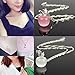Opal Necklace Charminer Fashion Lady Silver Clear Opal Apple Necklace Pendant Girl Jewelry Gift