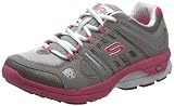 Skechers Women's Glide-Champion Grey Pink Running Shoes 11770 8 UK