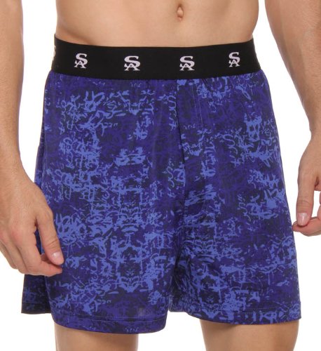 Stacy Adams Tonal Print Moisture Wicking Boxer Short (SA1302)