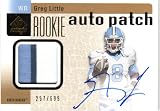 2011 Upper Deck SP Authentic Greg Little UNC Cleveland Browns Patch Autograph
