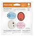 Fiskars Scalloped Oval Design Plate Expansion Pack, Medium, 4-Pack