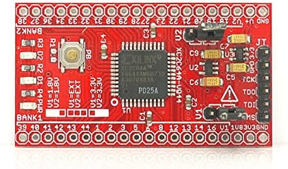Xc2C64A Coolrunner-Ii Cpld Development Board - Can Give You The Logic You Need, With The Pinout You Want, While Saving Board Space And Board Revisions. Has Two Separate Banks Of Pins. Leds For Output