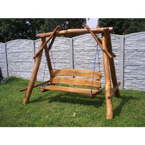 Riesige Hollywoodschaukel SWING Holz rustikal Riesige Hollywoodschaukel SWING Holz rustikal