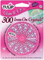 Tulip Glam-It-Up! Iron-On Crystals 300-pk. - Clear