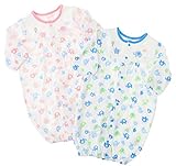 【ベビー服】【子供服】【ロンパース】☆ぞう　ぞう後姿☆51264-8900(サックス)　天竺2WAY　男の子　女の子　綿100%　コットン100%　カバーオール　前開き　可愛い　ゾウ　バック
