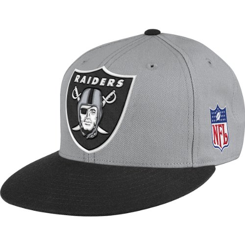 Mitchell & Ness Oakland Raiders Throwback Xl Logo Fitted Hat 6 7/8