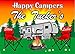 Anchor Graphix Happy Campers Personalized Camping Sign Featuring 5th Wheel and Camp Chairs (10x14)