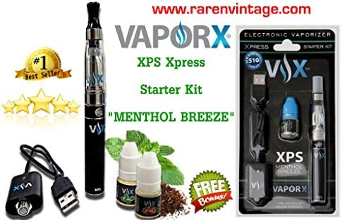 Very Slim Pen XPS Xpress Starter Kit W/- Free 2ML Juice (MENTHOL) VaporX New &amp; Improved 18+