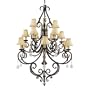 Minka Lavery Bellasera 779-301 Large 15-LT 600w (58"H x 42"W) Chandelier in Castlewood Walnut