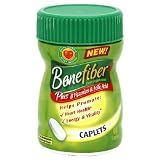 Benefiber Fiber Supplement, Plus B Vitamins & Folic Acid, Caplets, 60-Count Bottles (Pack of 2)