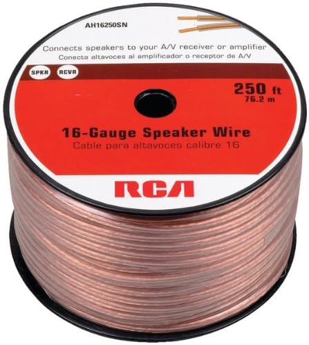 WonderCase Rca Ah16250sr 16-Gauge Speaker Wire (250 Ft)