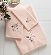 Cherry Blossom & Butterflies Pink 3pc Towel Set by Collections Etc