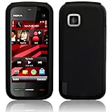 Premium Black Silicone Gel Skin Cover Case for Nokia Nuron 5230