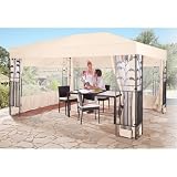 baumarkt direkt Blätter-Pavillon sand 3x3 m