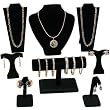 Black Bracelet T Bar Necklace Displays Case Holder New