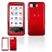 Red Snap-On Cover Case Cell Phone Protector for Samsung Omnia i900
