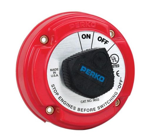 Perko 9603 Main Battery Switches Alternator Field Disconnect