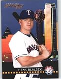 2004 Studio #191 Hank Blalock - Texas Rangers (Baseball Cards)
