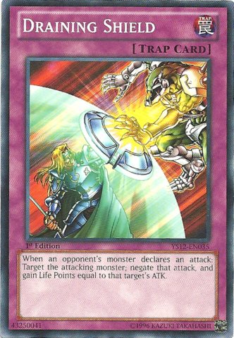 Yu-Gi-Oh! - Draining Shield (YS12-EN035) - Starter Deck: XYZ Symphony - 1st Edition - Common On Sale