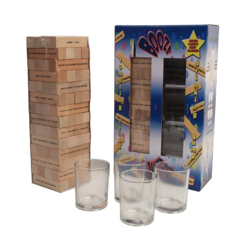 John N. Hansen Wooden Timber Puzzle Drinking Game