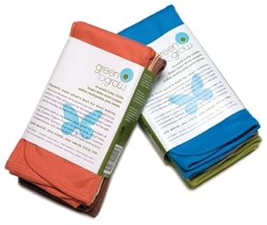 Green to Grow Re-Useful 100% Organic Cotton Baby Cloths