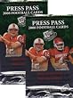 2 Pack Lot : 2008 Press Pass Football Factory Sealed Hobby Packs - Football Sports Trading Cards (2 Pack Lot - 4 Cards/Pack)