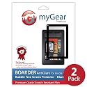 myGear Products Boarder Anti-Glare Bubble Free Screen Protector for Amazon Kindle Fire - (2 Pack) Black