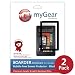 myGear Products Boarder AG Bubble Free Screen Protector for Amazon Kindle Fire - (2 Pack) Black