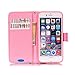 iPhone 6S Plus Case,JanCalm [Wrist Strap Design][Kickstand] Pattern Premium PU Leather Wallet [Card/Cash Slots] Flip Cover for iPhone 6/6S PlusIncluding-ONE Crystal Pen (Never Stop)