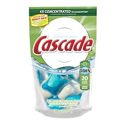 Cascade ActionPacs Dishwasher Detergent, Fresh Scent, 20-Count
