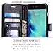 iPhone 6S Case, iPhone 6 Case, LK Luxury PU Leather Wallet Case Flip Cover with Card Slots & Stand For Apple iPhone 6S (2015) / iPhone 6 (2014) 4.7 inch, BLACK