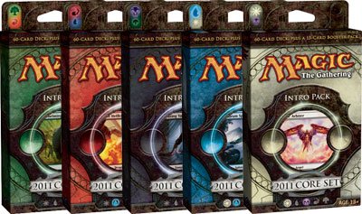 Magic 2011 Core Set Intro Theme Pack - Set of Five