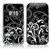Apple iPhone 3G und 3Gs Skin Geh�use Sticker Design Schutzfolie + Wallpaper - B&W Fleur